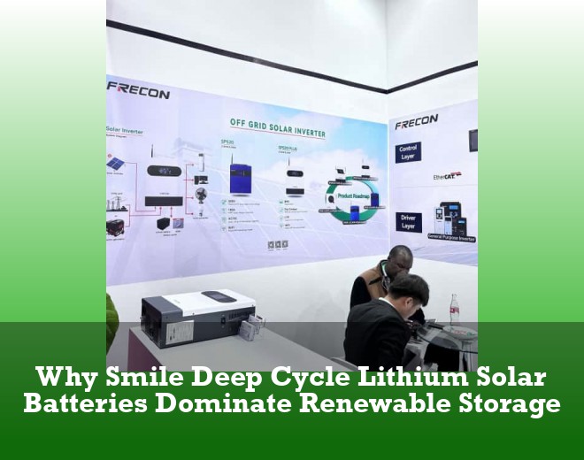 Why Smile Deep Cycle Lithium Solar Batteries Dominate Renewable Storage